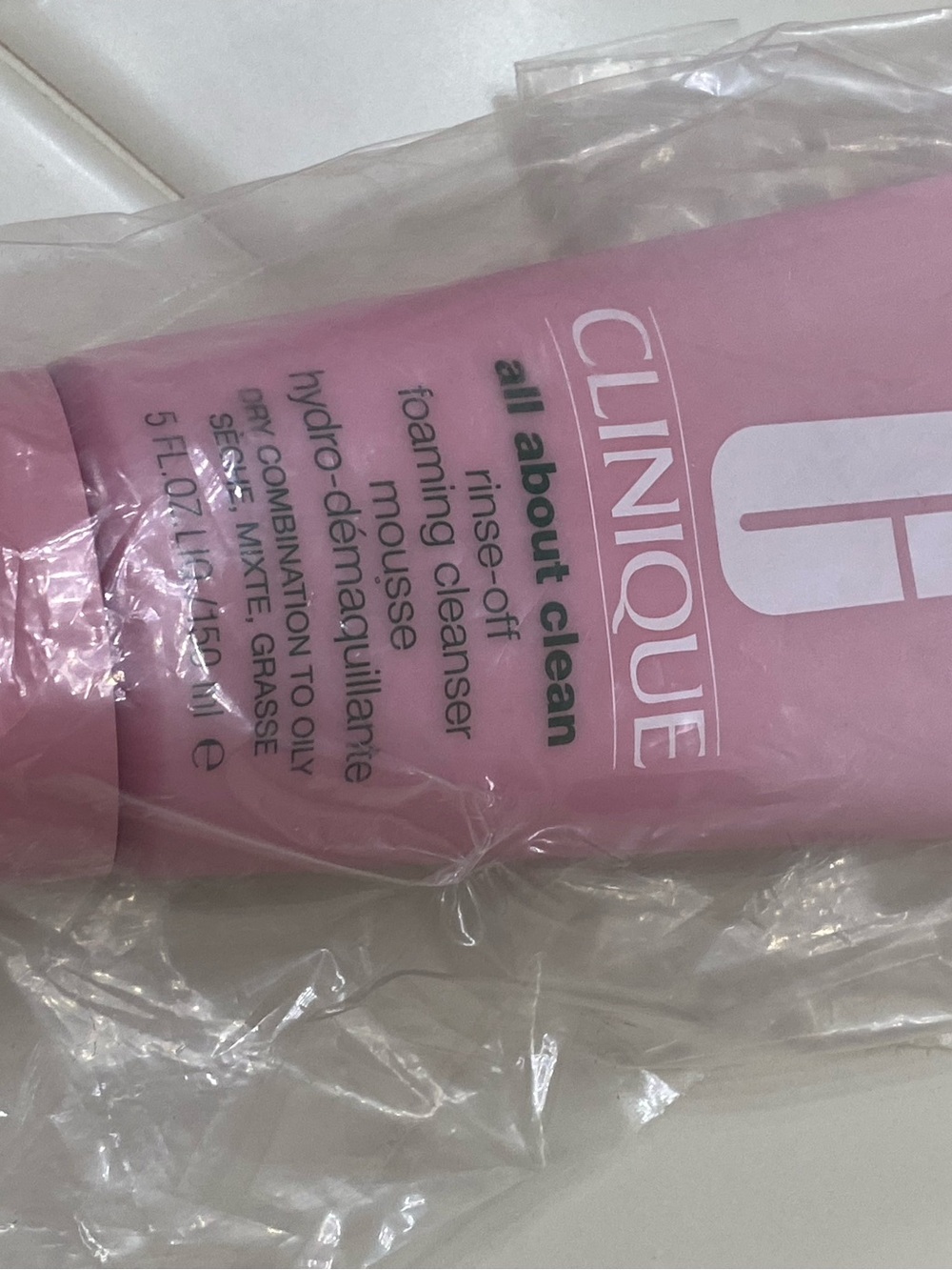 Clinique All About Clean Foaming Cleanser, Factory Sealed Aug 2026, Full Size